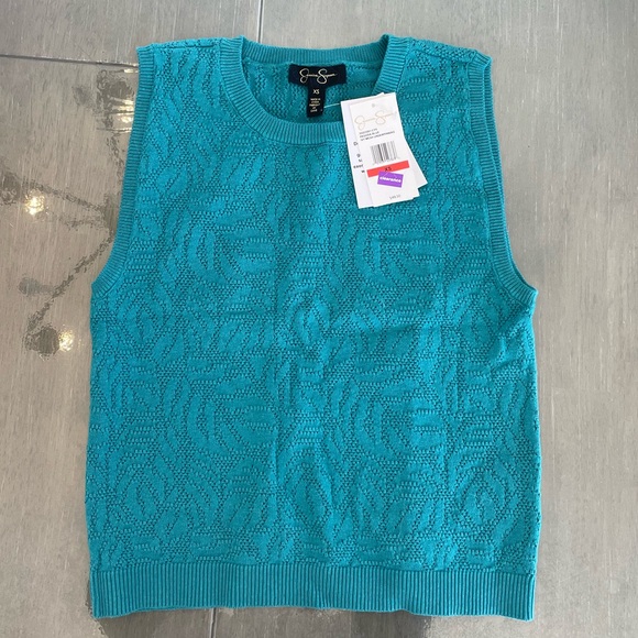 Jessica Simpson Tops - Jessica Simpson Teal Sleeveless Top